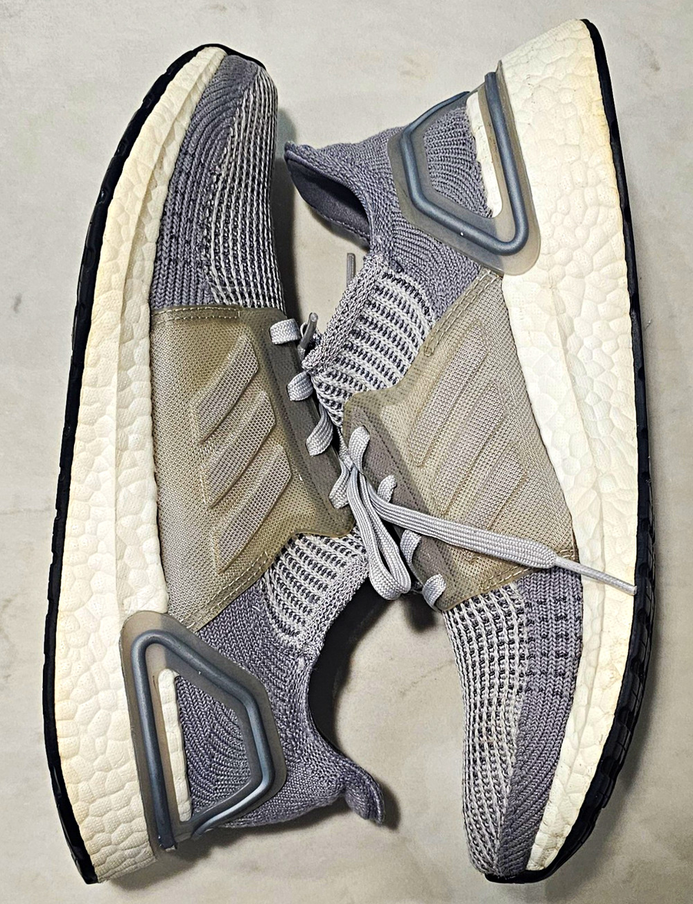 Adidas Ultraboost 19 Women's Running Shoes Gray Sz 7.5 Pre-owned